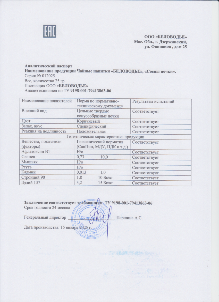 Паспорт №012025